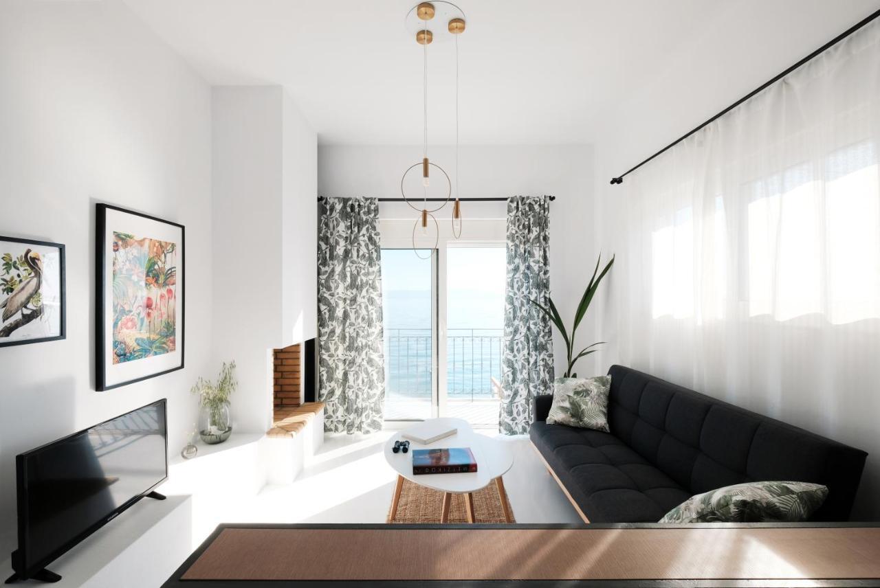 Zen Minimal Luxury Housing Tyros Villa Exteriör bild